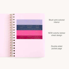 Load image into Gallery viewer, Emily Ley 2025-2026 Softcover Weekly Simplified Planner | Happy Stripe