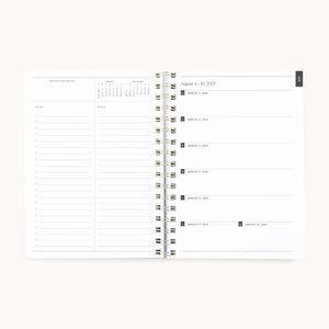 Emily Ley 2025-2026 Softcover Weekly Simplified Planner | Happy Stripe