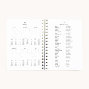 Emily Ley 2025-2026 Softcover Weekly Simplified Planner | Happy Stripe