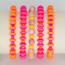 Load image into Gallery viewer, Smith &amp; Co Calypso Stack Bracelets | Pink