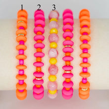 Load image into Gallery viewer, Smith &amp; Co Calypso Stack Bracelets | Pink