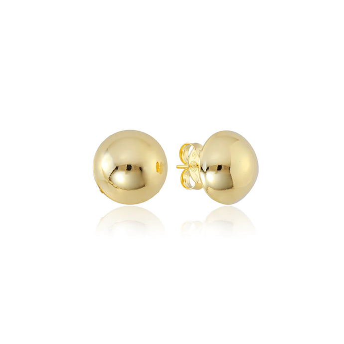 Sheila Fajl Small Soulful Studs | Shiny 18K Gold Plated