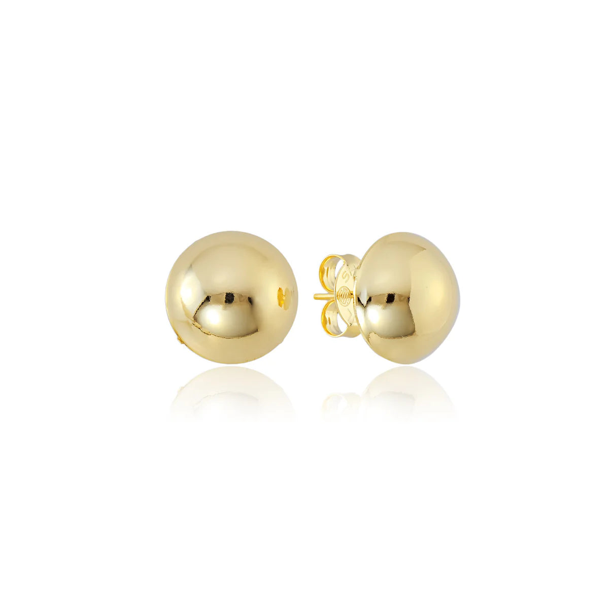 Sheila Fajl Small Soulful Studs | Shiny 18K Gold Plated