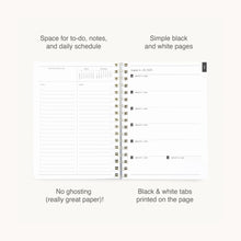 Load image into Gallery viewer, Emily Ley 2025-2026 Softcover Weekly Simplified Planner | Happy Stripe