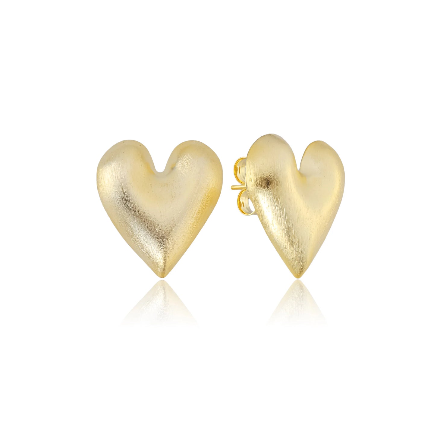 Sheila Fajl Mercy Studs | Brushed 18K Gold Plated