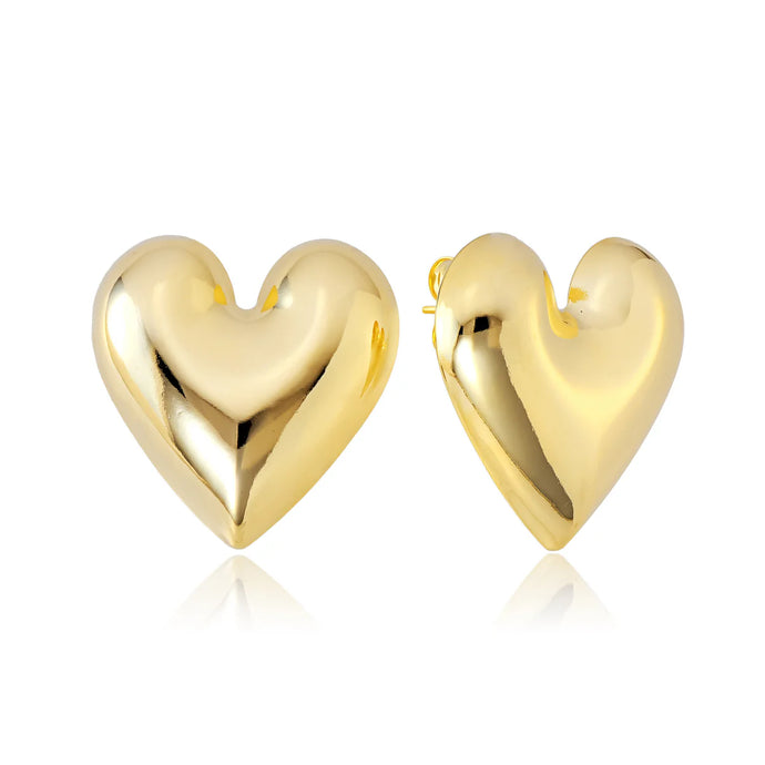 Sheila Fajl Mercy Studs | Shiny 18K Gold Plated