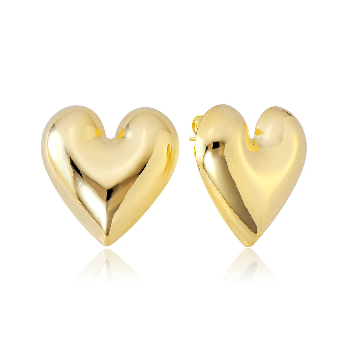 Sheila Fajl Mercy Studs | Shiny 18K Gold Plated