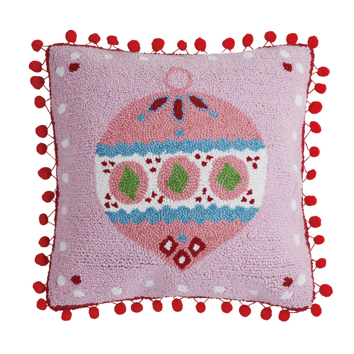 Sparkle Pink Ornament Pillow