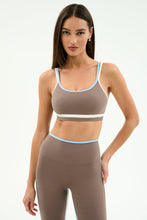 Load image into Gallery viewer, Splits59 Eva Rigor Double Strap Bra | Lentil/White