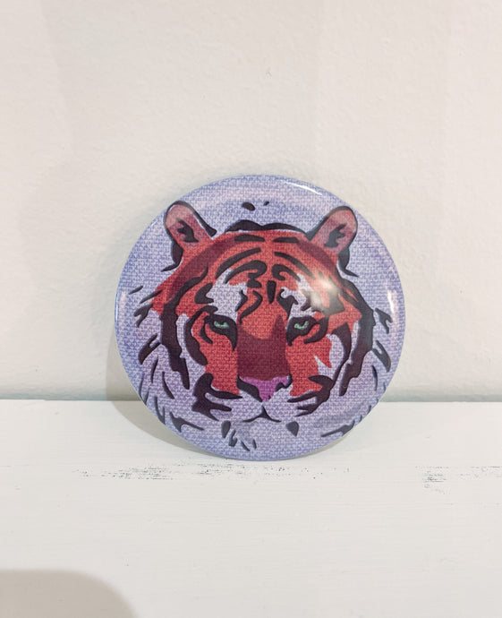 Purple Tiger Gameday Button