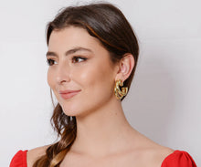 Load image into Gallery viewer, Sheila Fajl Hazel Hoops | Shiny 18K Gold Plated