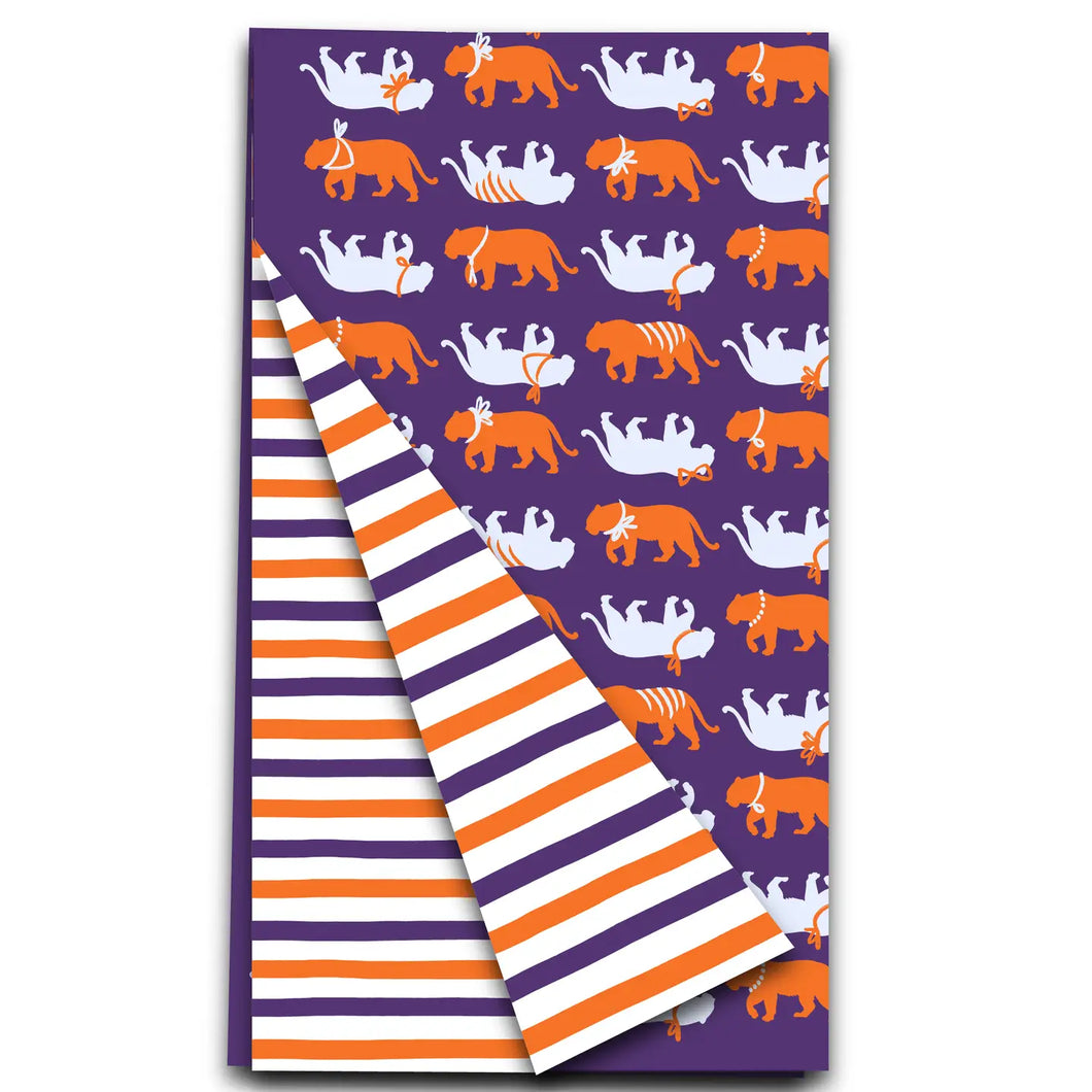 Double Sided Spirit Tiger Tea Towel
