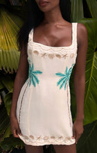 Load image into Gallery viewer, Show Me Your MUMU Steph Mini Dress | Beachfront Embroidery