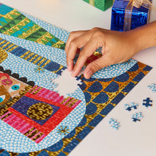 Load image into Gallery viewer, Festive Nutcracker Gold Foil 1000 Piece Puzzle