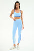 Splits59 Eva Rigor Double Strap Bra | Skylight/Cobalt