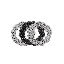 Load image into Gallery viewer, Teleties Polka Dot Party Small Silk Scrunchie
