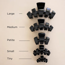 Load image into Gallery viewer, Teleties Classic Jet Black Petite Claw Clip
