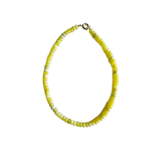 Lemon Jade Candy Necklace