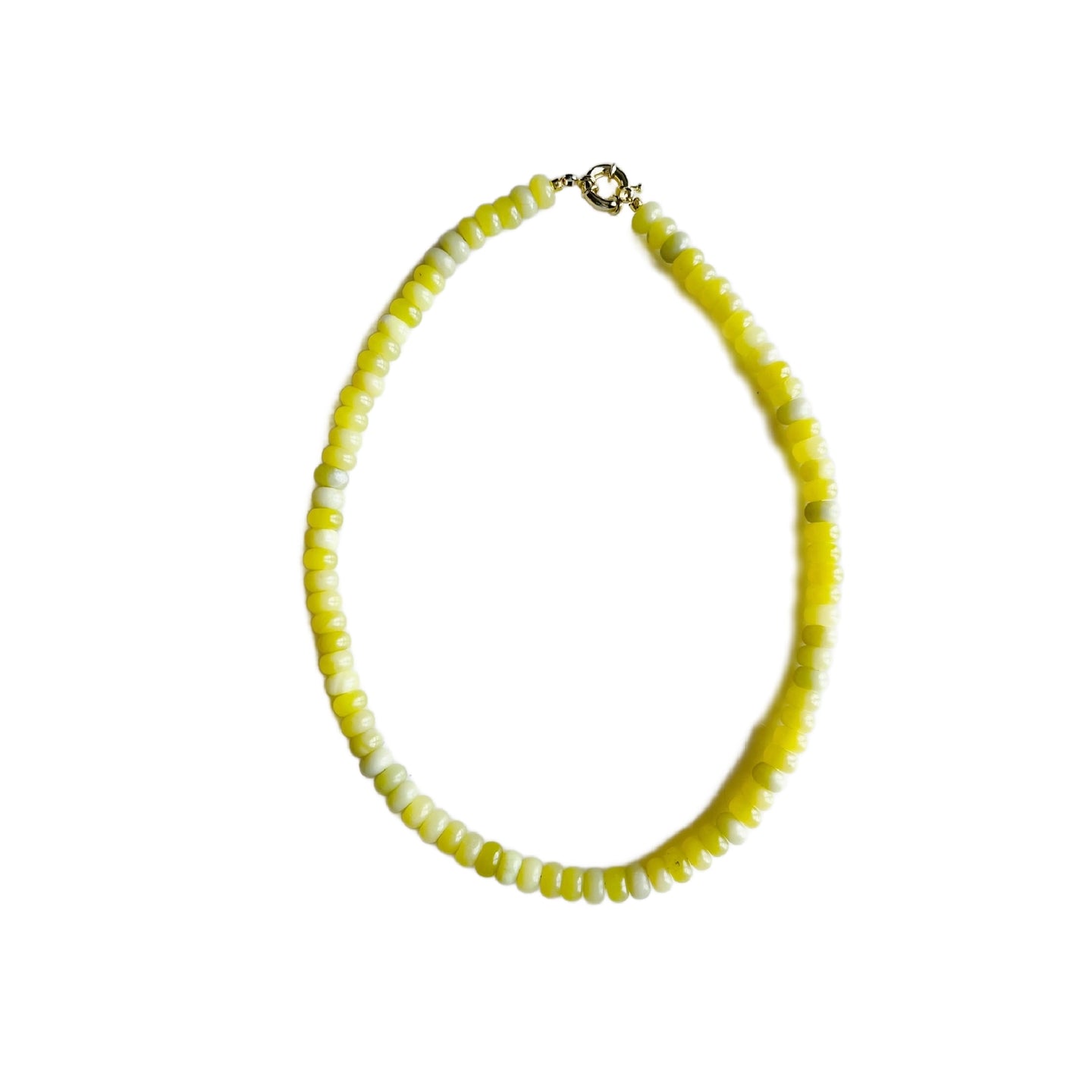 Lemon Jade Candy Necklace