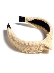 Ivory Knotted Headband