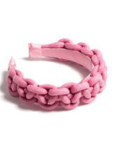 Load image into Gallery viewer, Pink Braided Headband