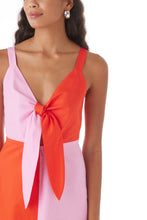 Load image into Gallery viewer, CROSBY Thea Dress | Lobster Garden Rose