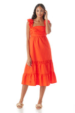 Load image into Gallery viewer, CROSBY Clara Dress | Lobster