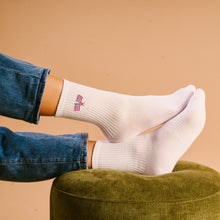 Load image into Gallery viewer, Embroidered Crew Socks - American Flags