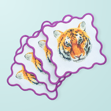 Load image into Gallery viewer, Taylor Paladino Tiger Cocktail Napkins