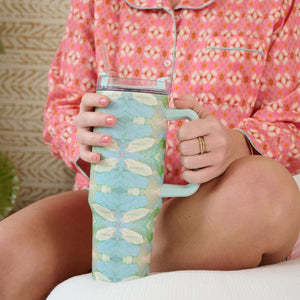 Laura Park Elephant Falls 40 Oz. Travel Tumbler