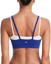 Load image into Gallery viewer, Splits59 Elliah Airweight Double Layer Bra | Cobalt/White