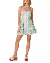 Load image into Gallery viewer, ASTR Skye Dress | Blue Green Floral