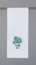 Load image into Gallery viewer, Blue Hydrangea Guest Towel