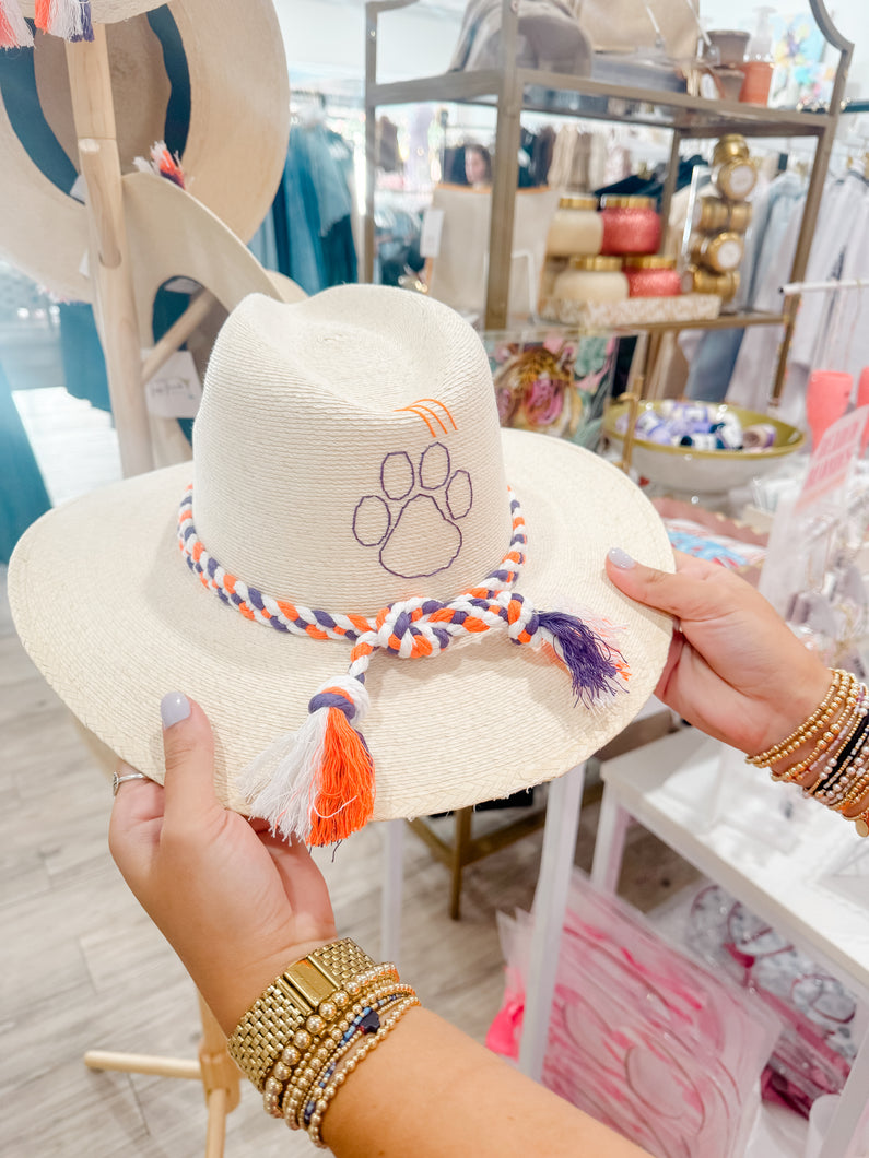 Tipsy Threads Purple Paw Hat