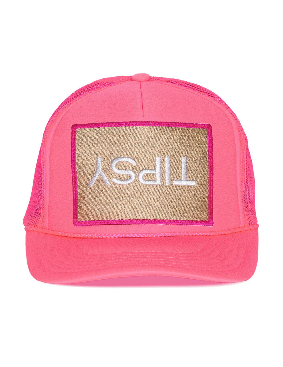 Friday Feelin' Tipsy Trucker Hat in Pink