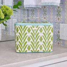 Load image into Gallery viewer, Laura Park Petite Frond Green Train Case