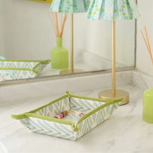 Load image into Gallery viewer, Laura Park Petite Frond Blue Snap Tray
