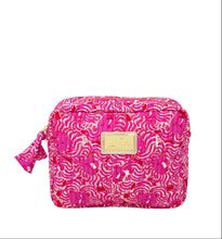 Load image into Gallery viewer, Lilly Pulitzer Cosmetic Pouch | Strawberry Red Pride Of Lilly