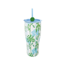 Load image into Gallery viewer, Lilly Pulitzer Stainless Steel Tumbler With Straw | Swayin In The Breeze