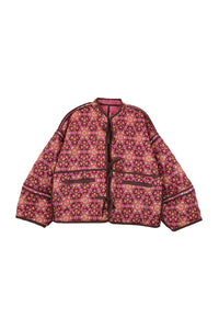 Brooks Avenue Eloise Reversible Quilted Jacket | Wildflower Pink
