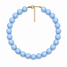 Load image into Gallery viewer, Chunky Baby Blue Bubble Necklace