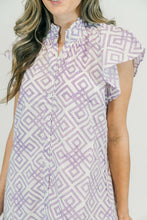 Load image into Gallery viewer, Victoria Dunn Lucia Dress | Orchid Grid