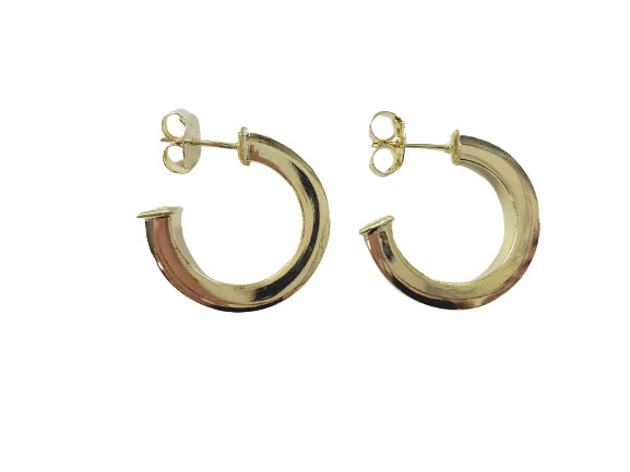 Sheila Fajl Bianca Hoops | Shiny 18K Gold Plated