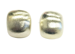Sheila Fajl Small Yves Studs | Brushed 18K Gold Plated