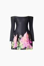 Load image into Gallery viewer, Elliatt Azelie Off Shoulder Mini Dress | Black