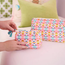 Load image into Gallery viewer, Laura Park Sumner Pink Cosmetic Bag