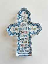 Load image into Gallery viewer, Chelsea McShane He Saved Cross Acrylic Block