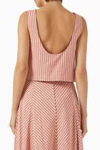Load image into Gallery viewer, Mink Pink Paloma Low Back Top | Pink Stripe