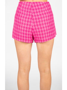 Sincerely Ours Take Care Skort | Pink Tweed