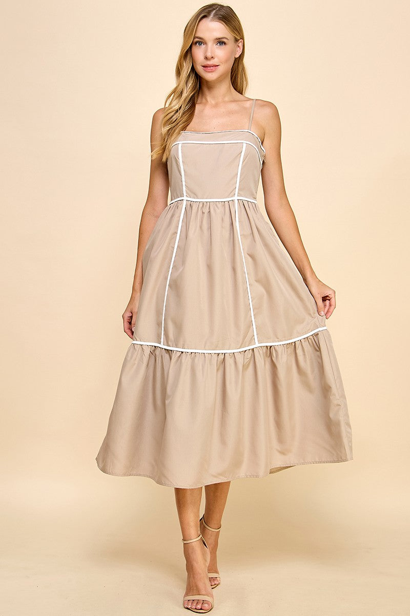 Kennedy Dress | Taupe